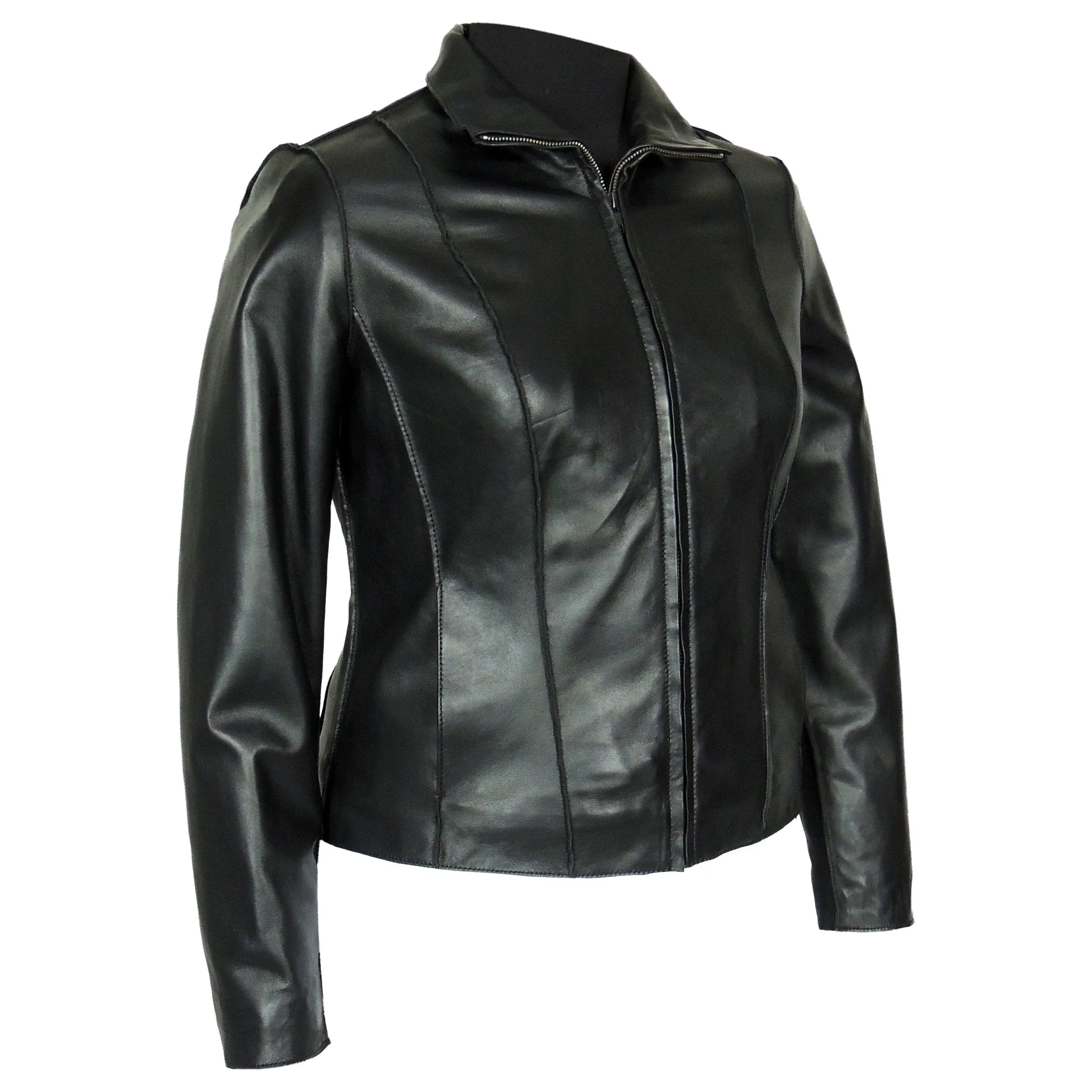 Aaliya Womens Sheepskin Leather Jacket - Discounted!