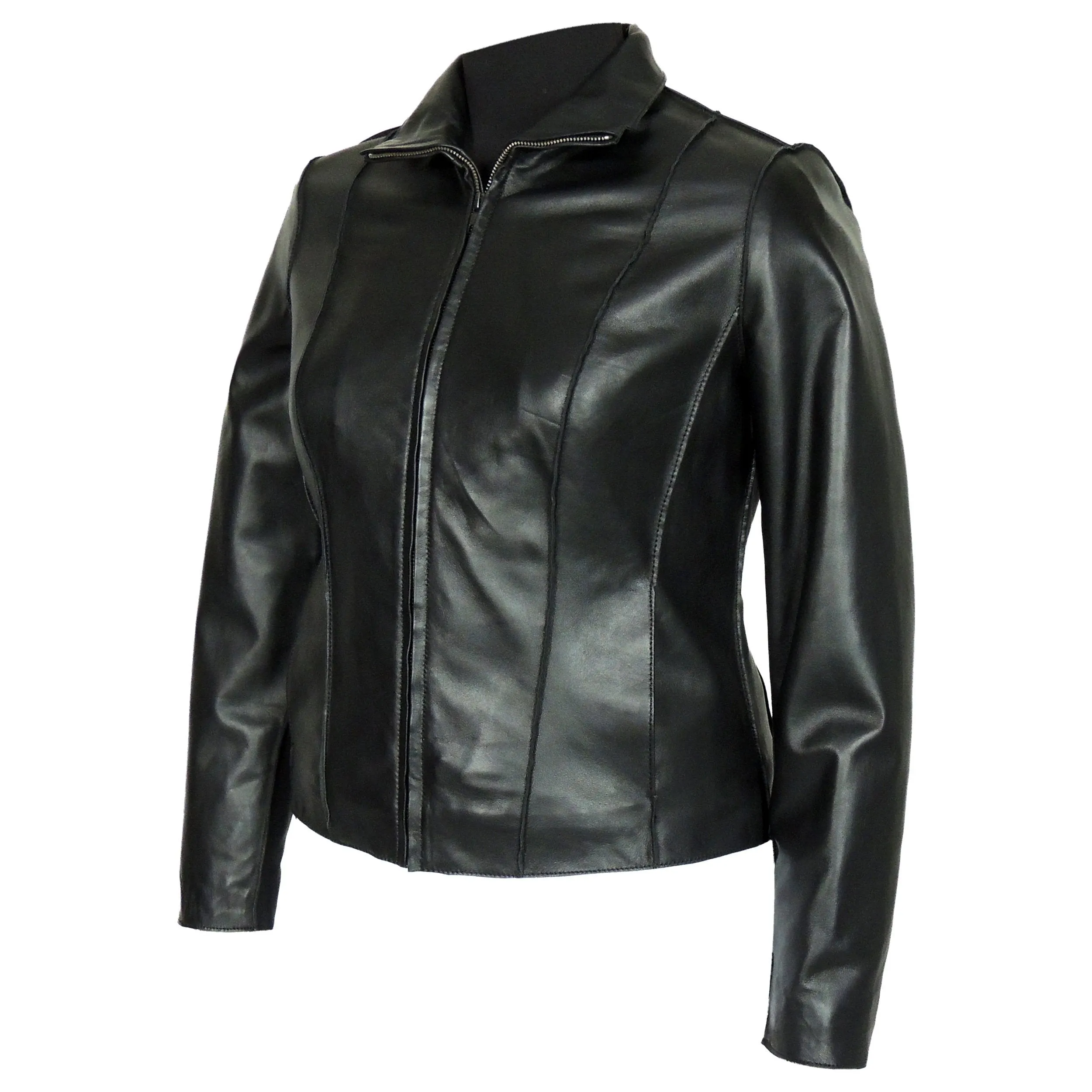 Aaliya Womens Sheepskin Leather Jacket - Discounted!