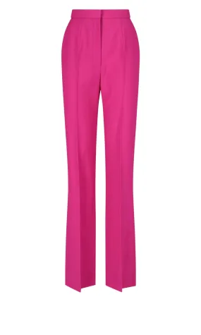 Alexander McQueen High Waist Straight Leg Pants