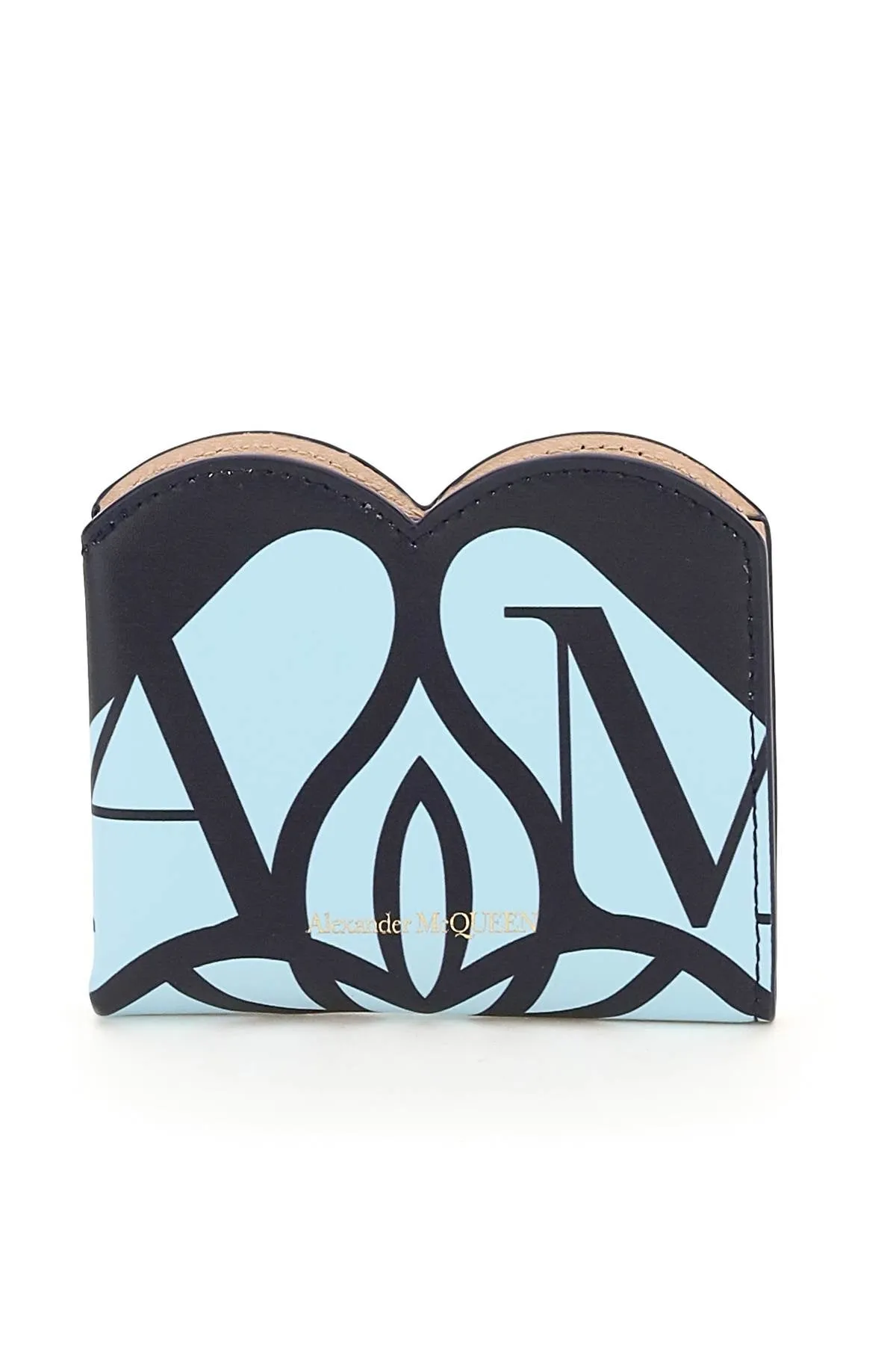 Alexander mcqueen logo seal cardholder