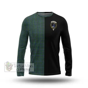 Arbuthnot Tartan Long Sleeve T-Shirt with Family Crest and Half Of Me Style