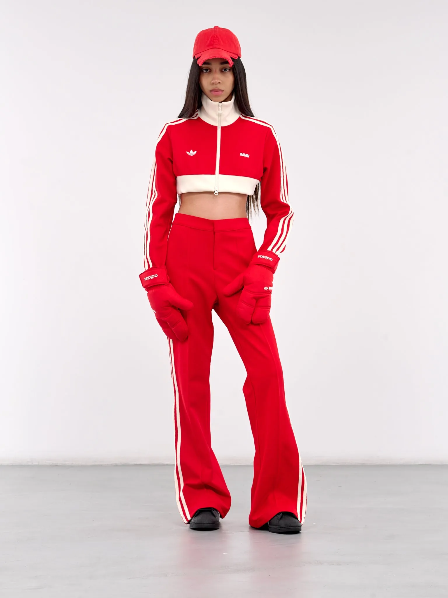 AVAVAV Cropped Track Jacket (JG8784-BETTER-SCARLET)