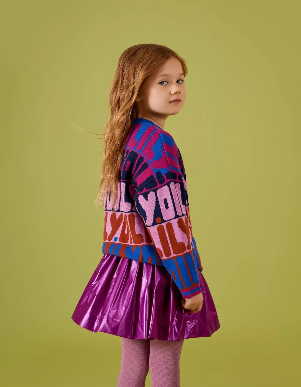 AW24 Oilily Girls Kloud Purple Jumper