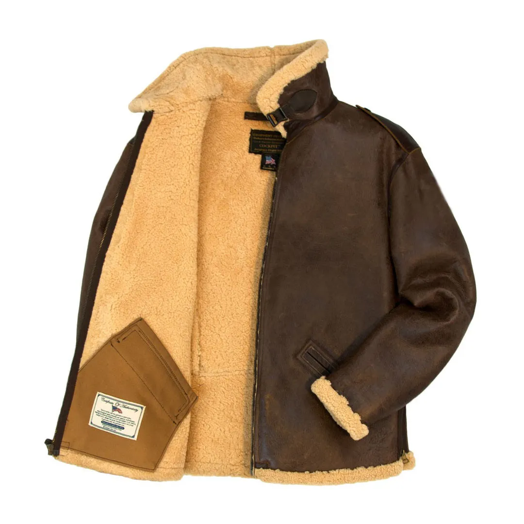 B-6 Shearling Bomber Jacket Z21U028