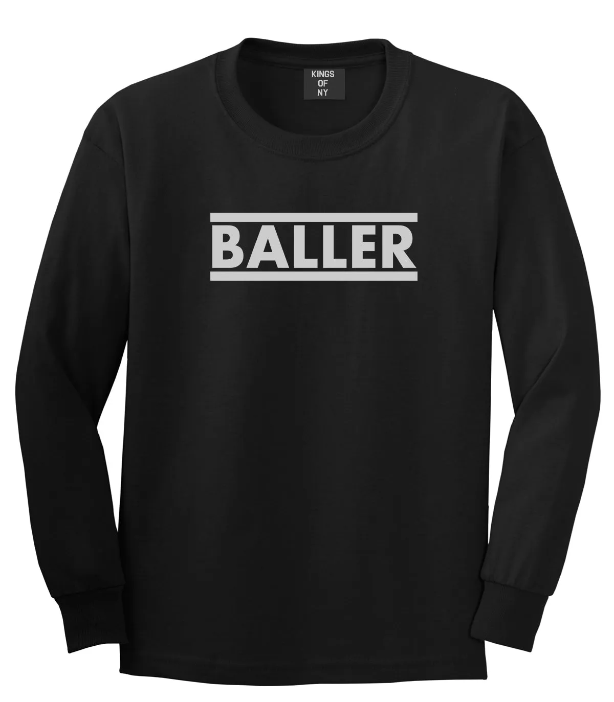 Baller Mens Long Sleeve T-Shirt