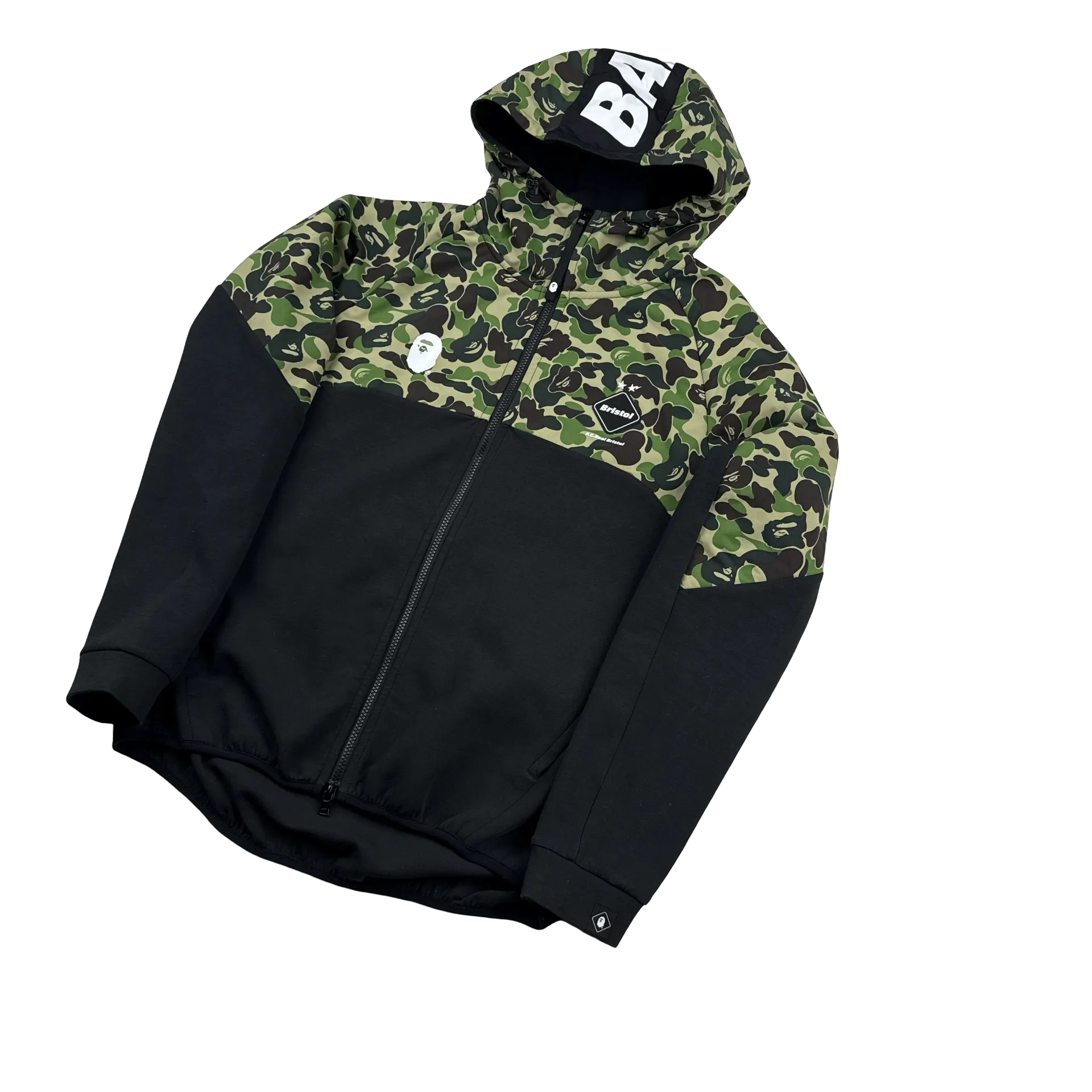 BAPE FCRB Bristol Spellout Track Jacket - Large