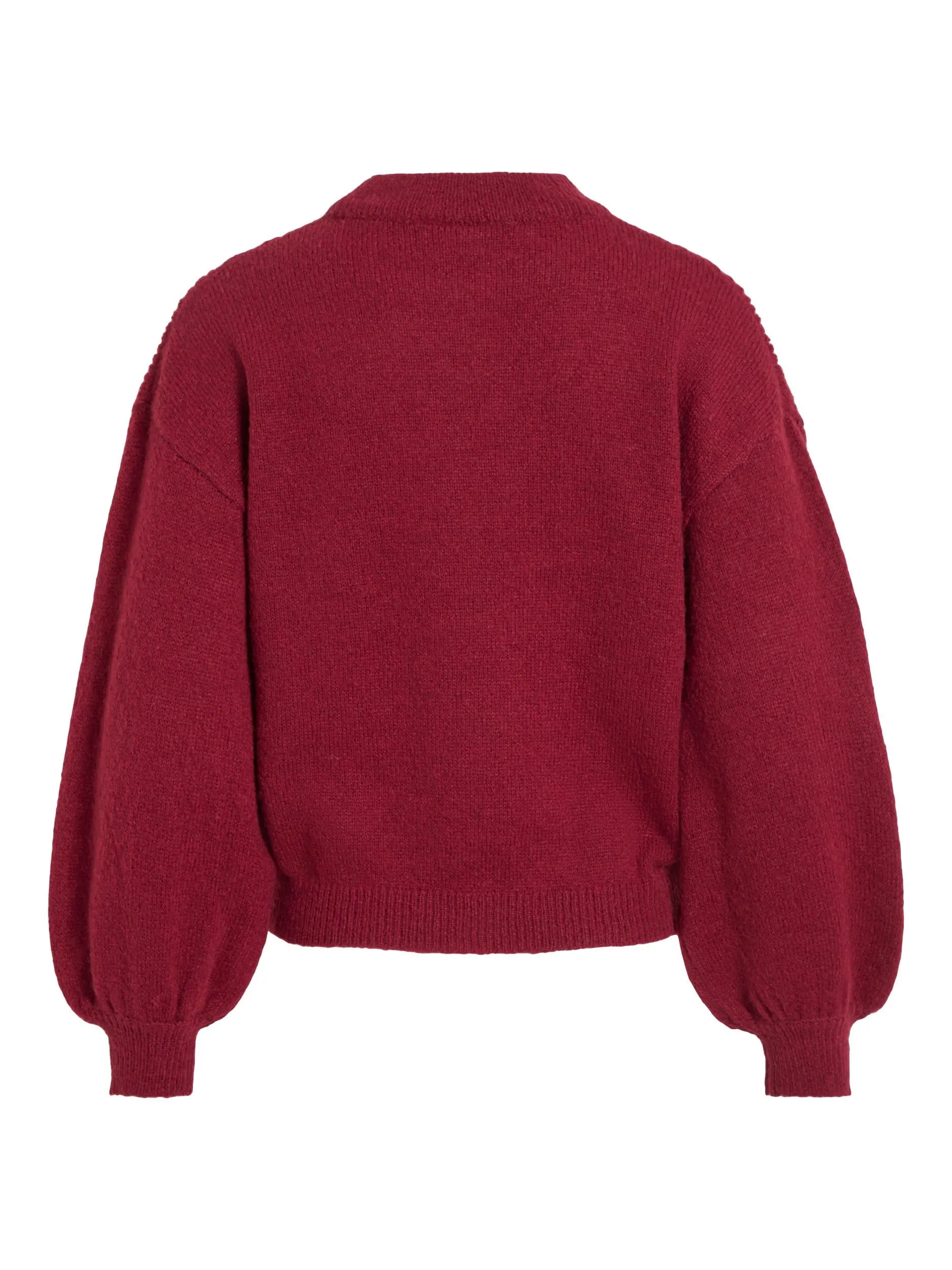 CHINTI CABLE KNIT JUMPER (BEET RED)