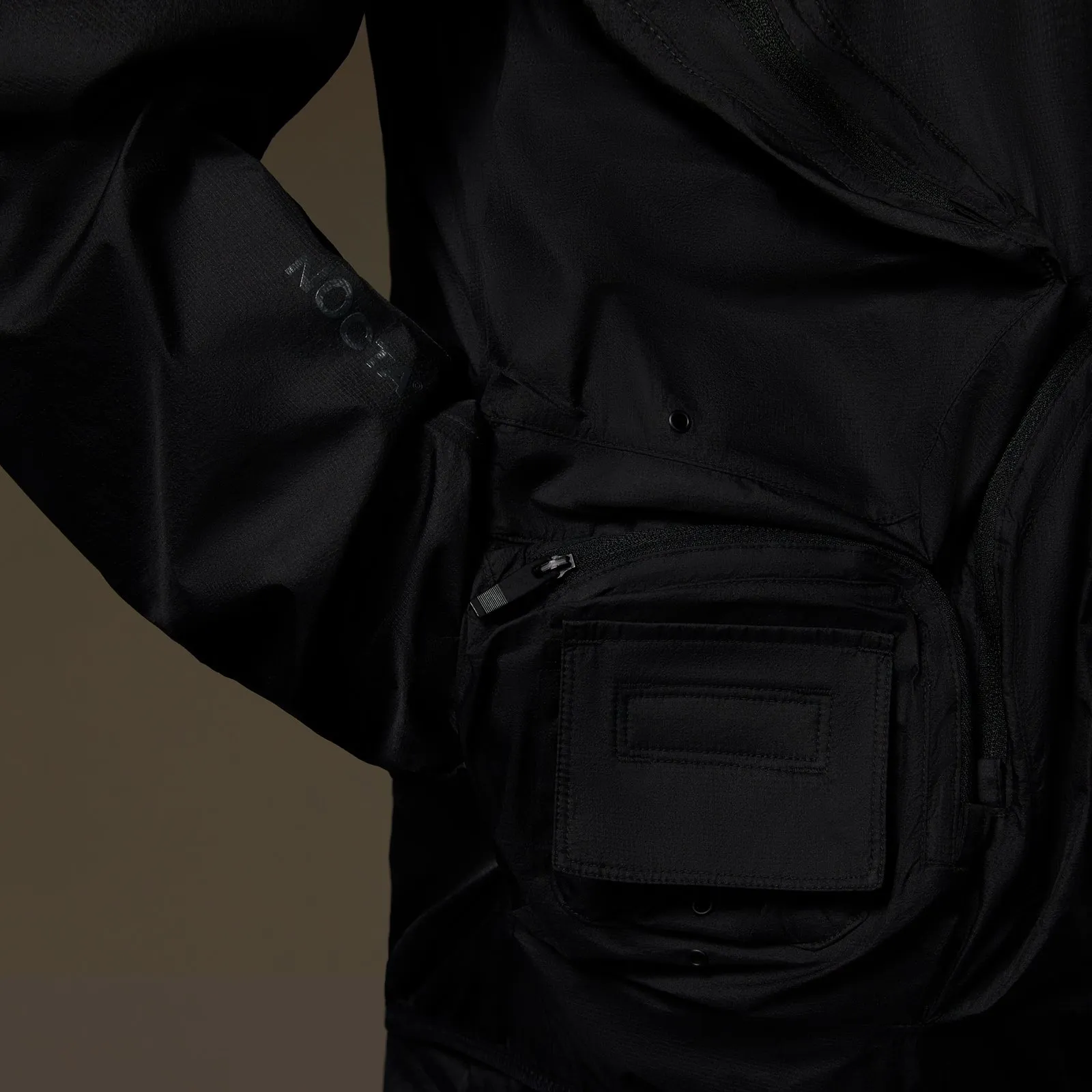 Deep Pockets Nylon Tech Jacket