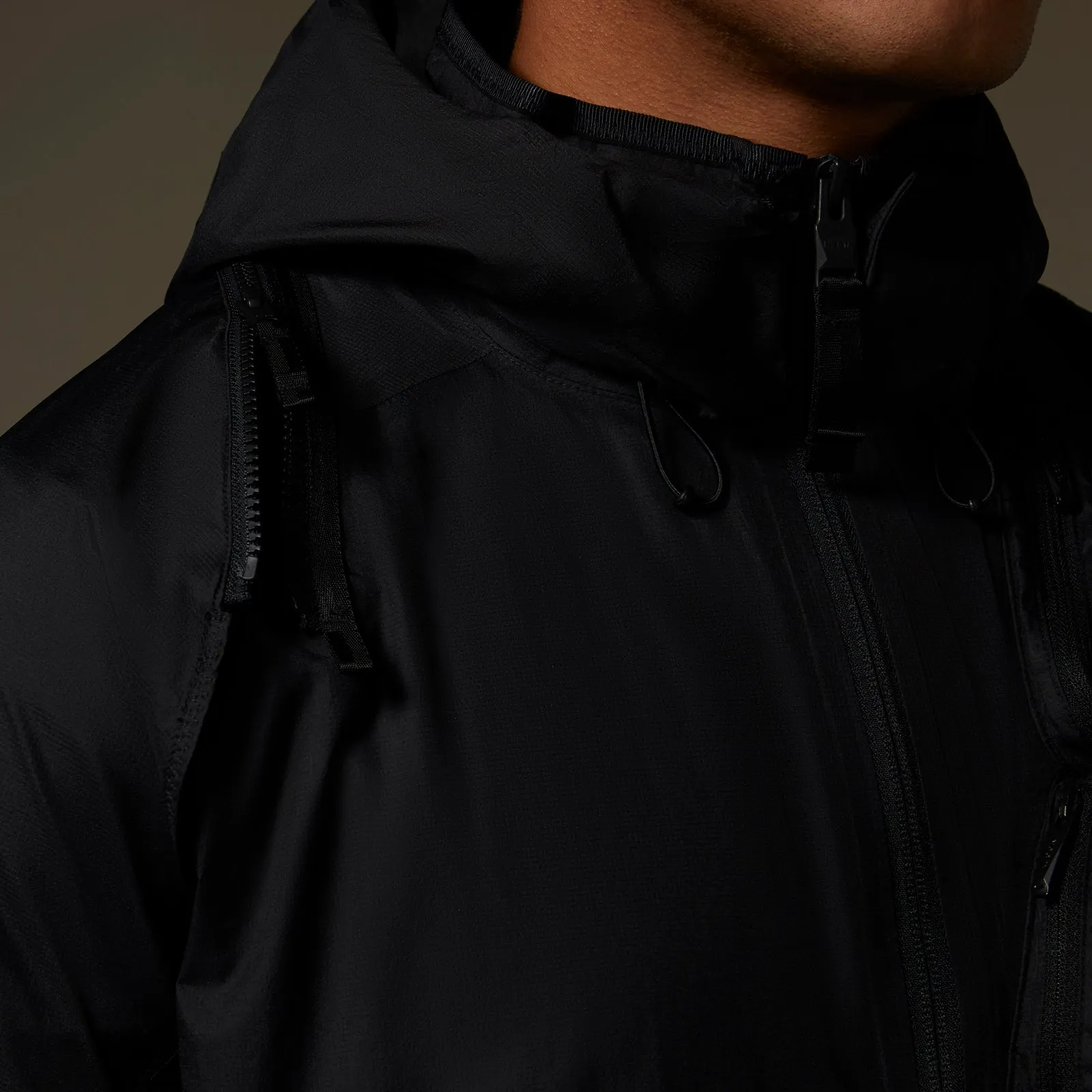 Deep Pockets Nylon Tech Jacket