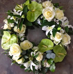 Elegant Tropical Wreath