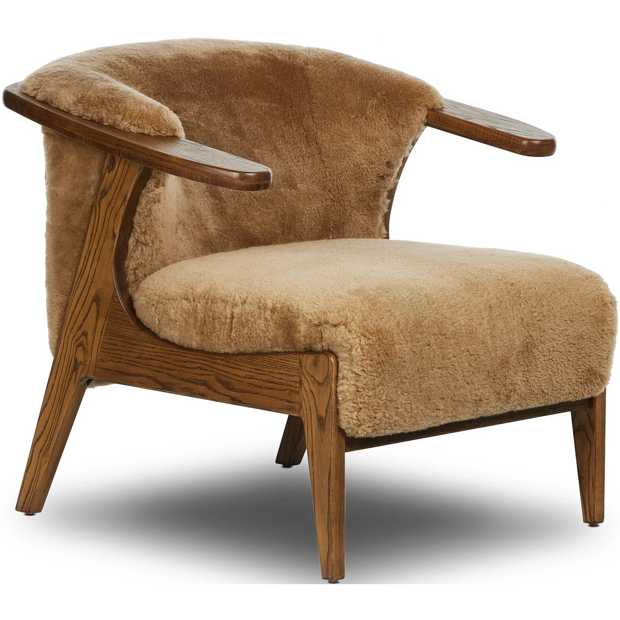 Fabian Chair, Desert Shearling