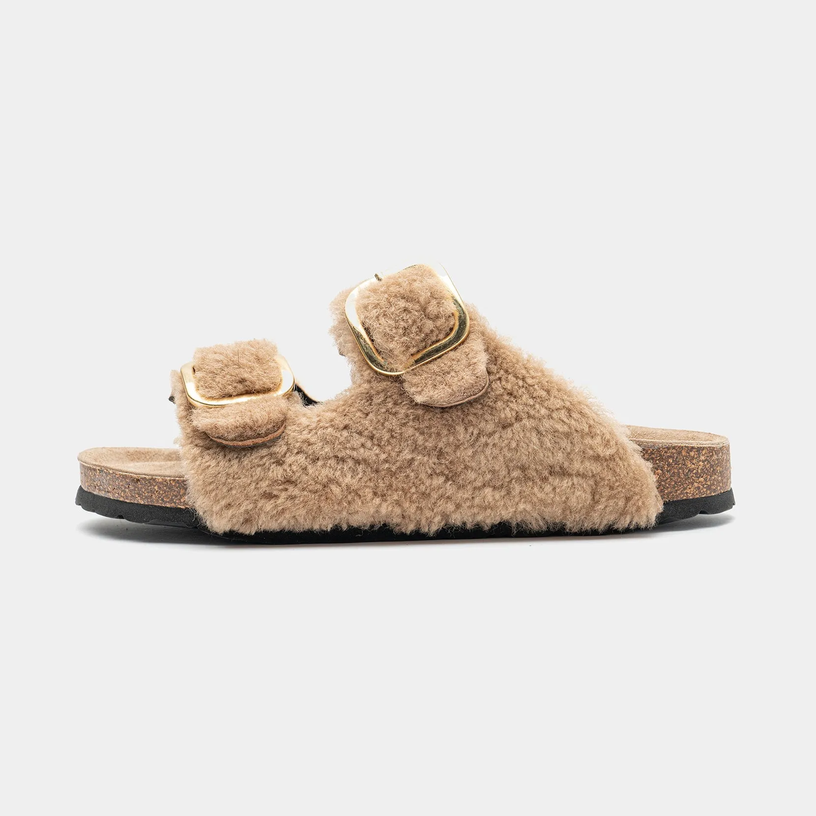 FLORENCE - Slipper in Montone Beige