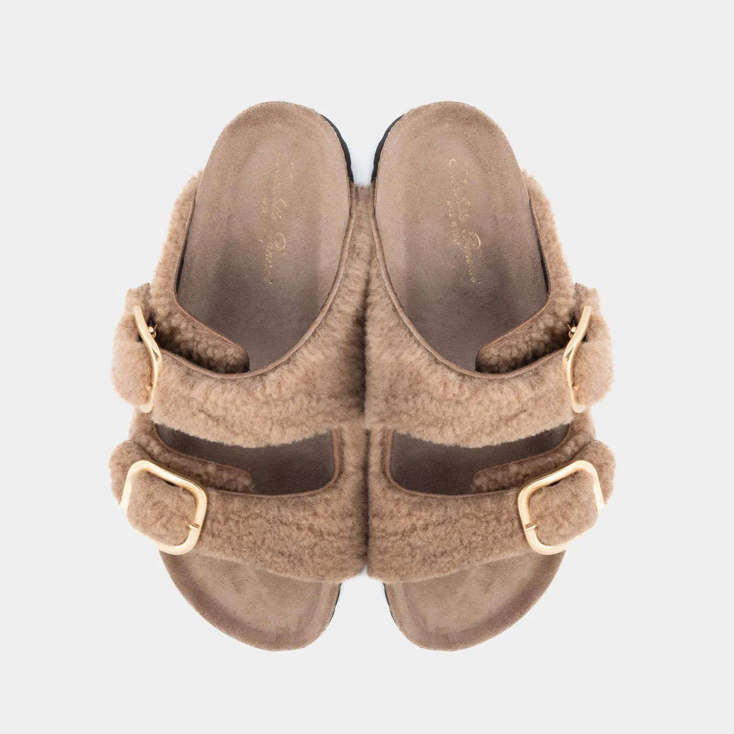 FLORENCE - Slipper in Montone Beige