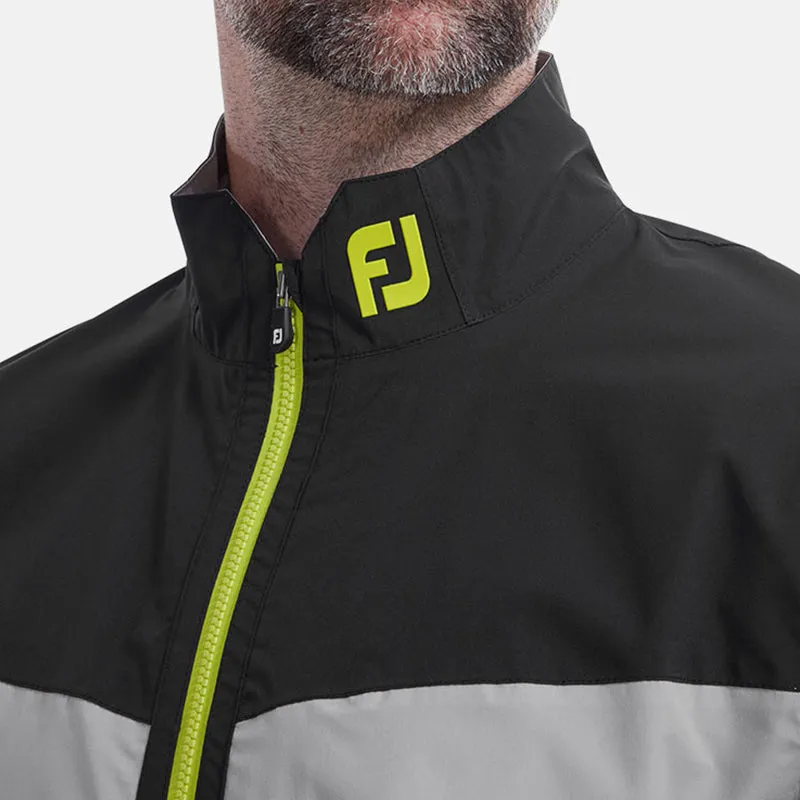 FOOTJOY HydroLite Men's Jacket (Black/Grey/Lime)