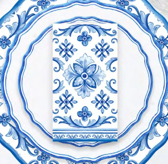 French Country Bleu Melamine Dinnerware Set