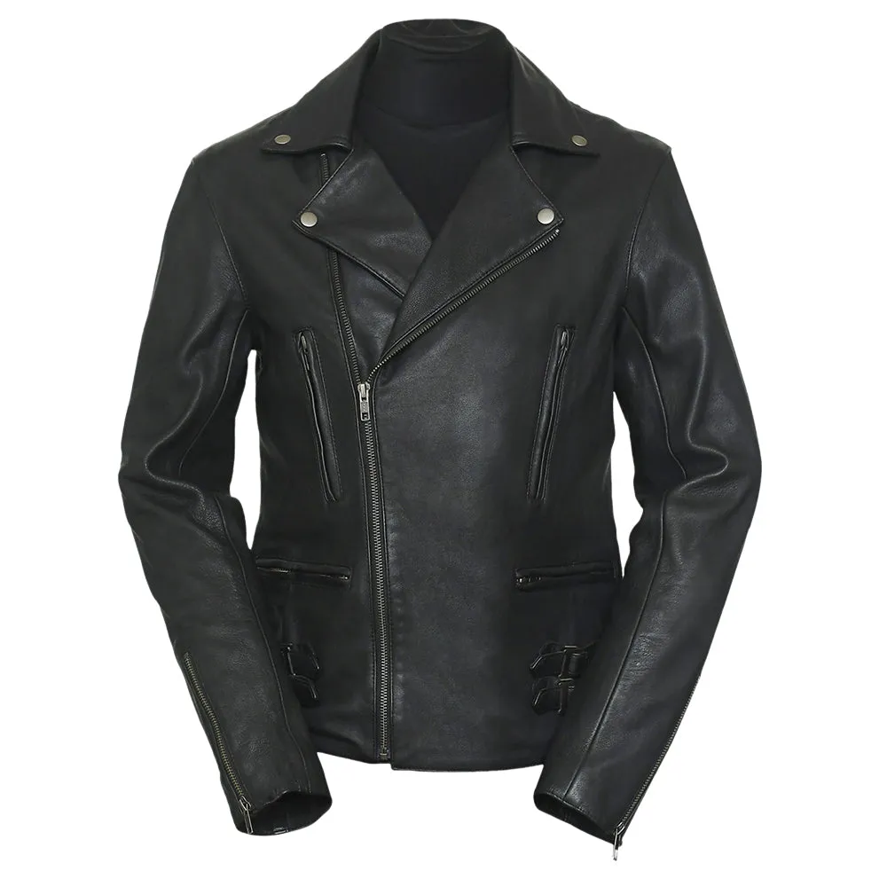 Frisco Motorcycle Easy Rider Green Leather Jacket