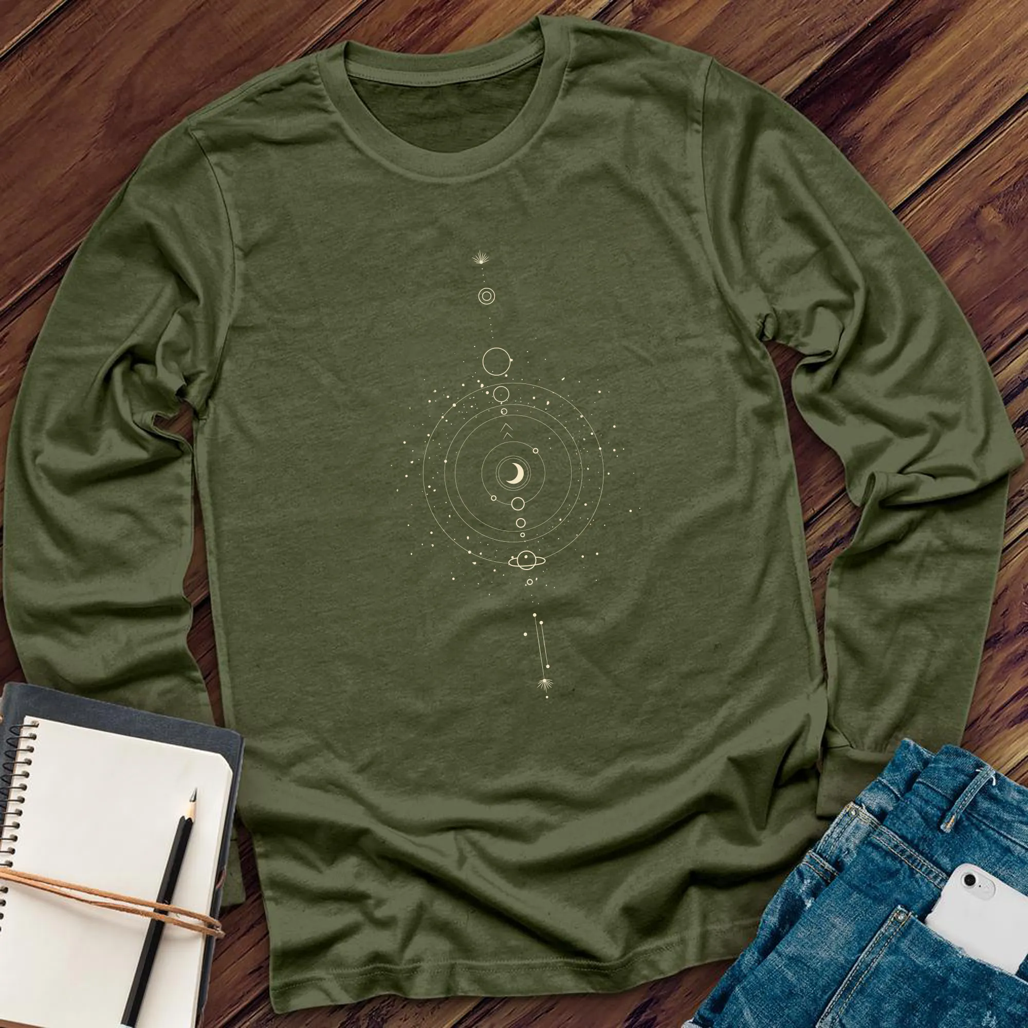 Gem Cosmic Planets Long Sleeve