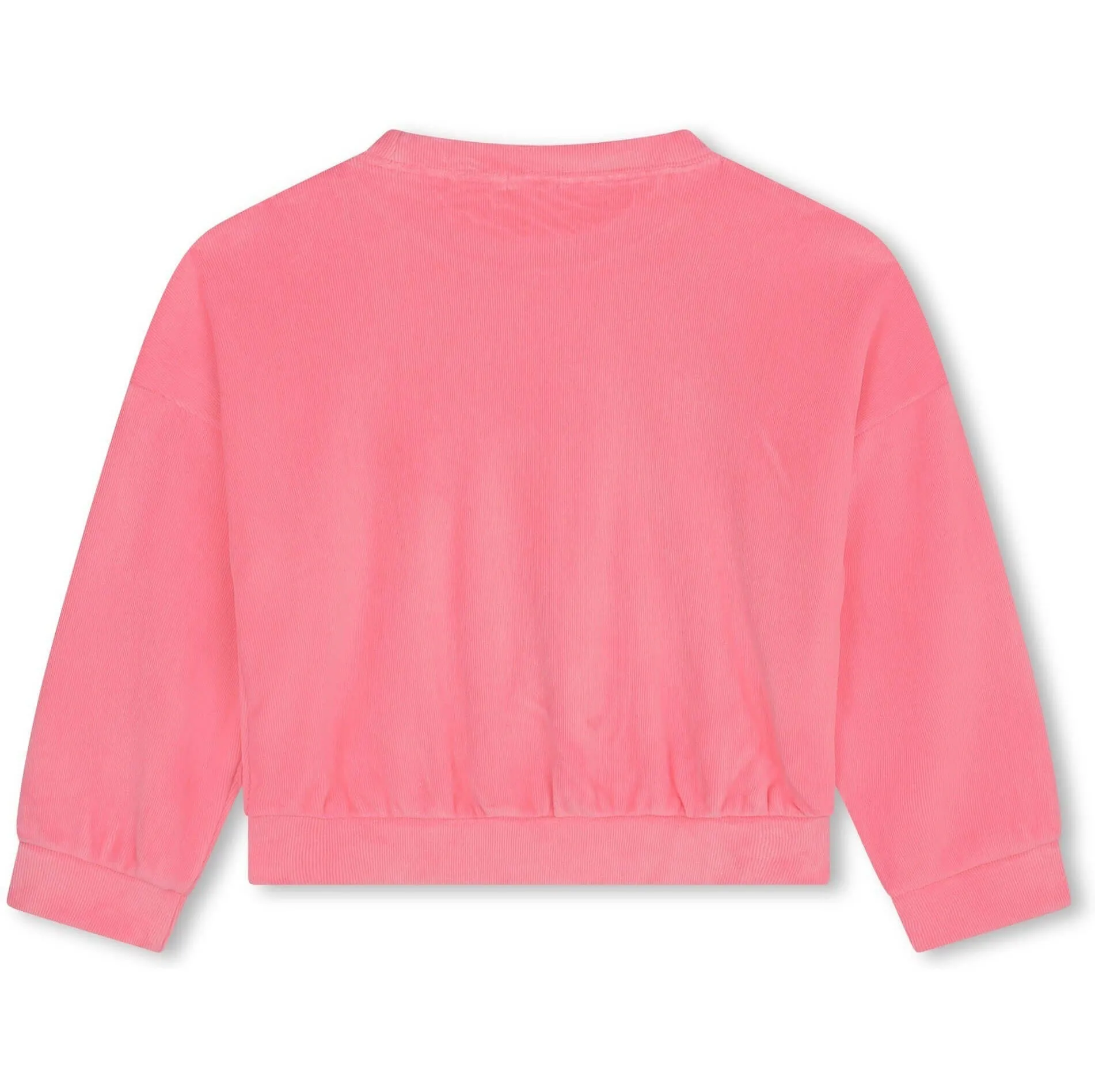 Girls Pink Heart Sweatshirt