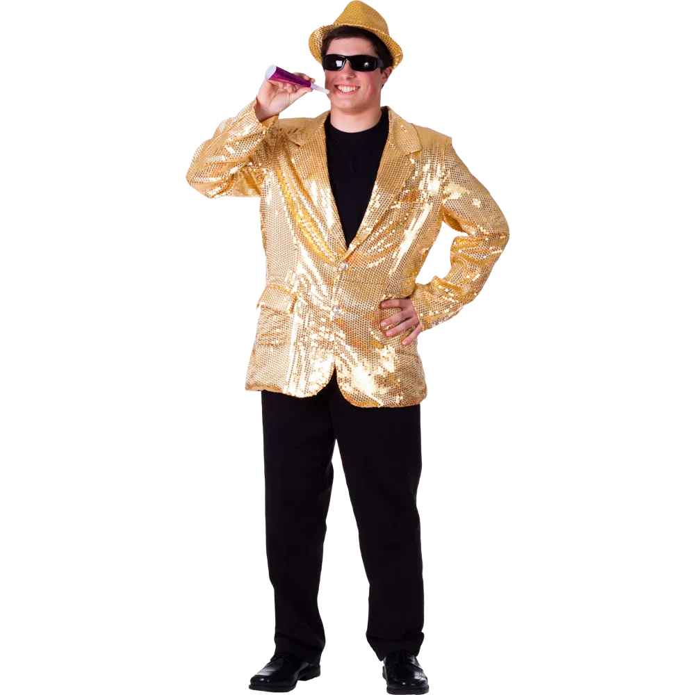 Gold Sequin Jacket - Adults