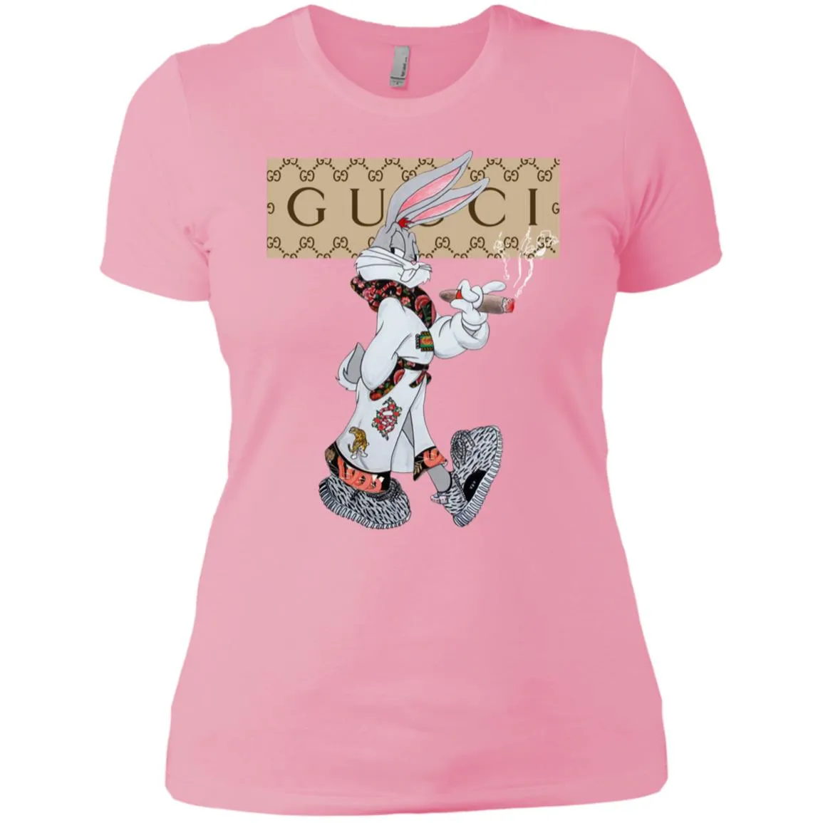 Gucci Rabbit Smoking Tshirt Women Cotton T-Shirt