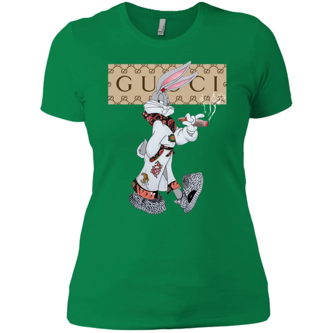 Gucci Rabbit Smoking Tshirt Women Cotton T-Shirt