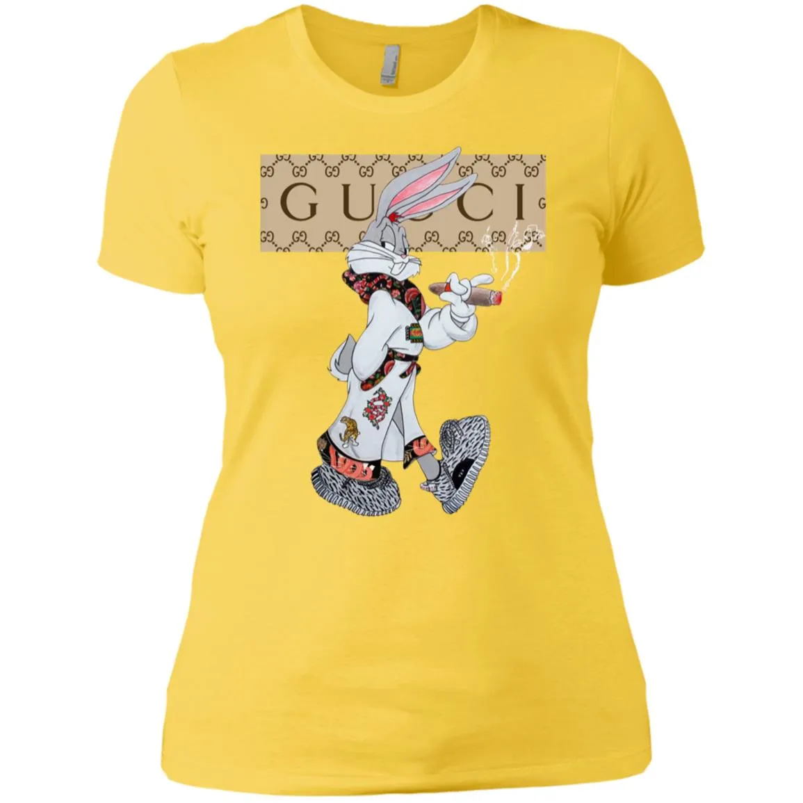 Gucci Rabbit Smoking Tshirt Women Cotton T-Shirt