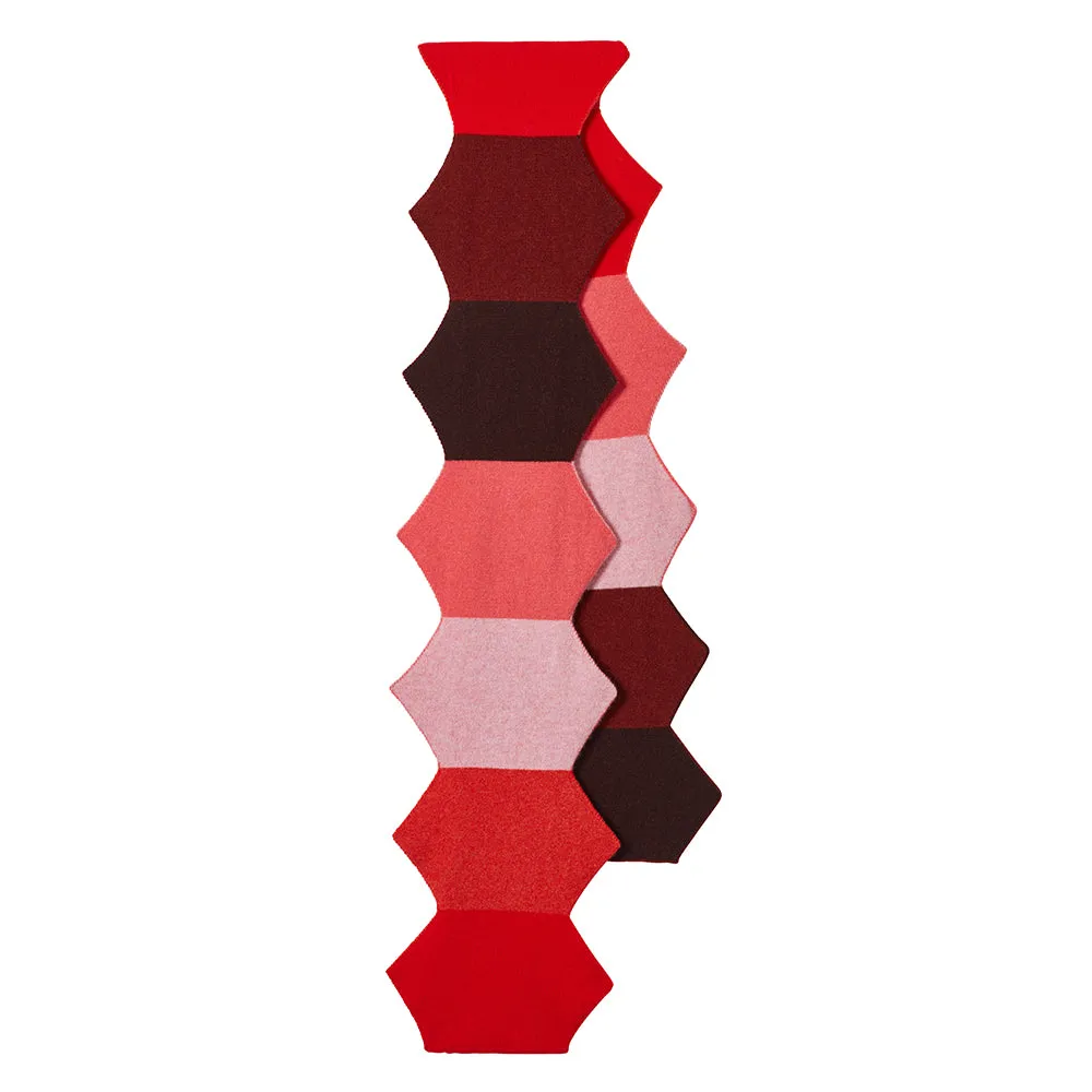 Hexagon Scarf - Pink