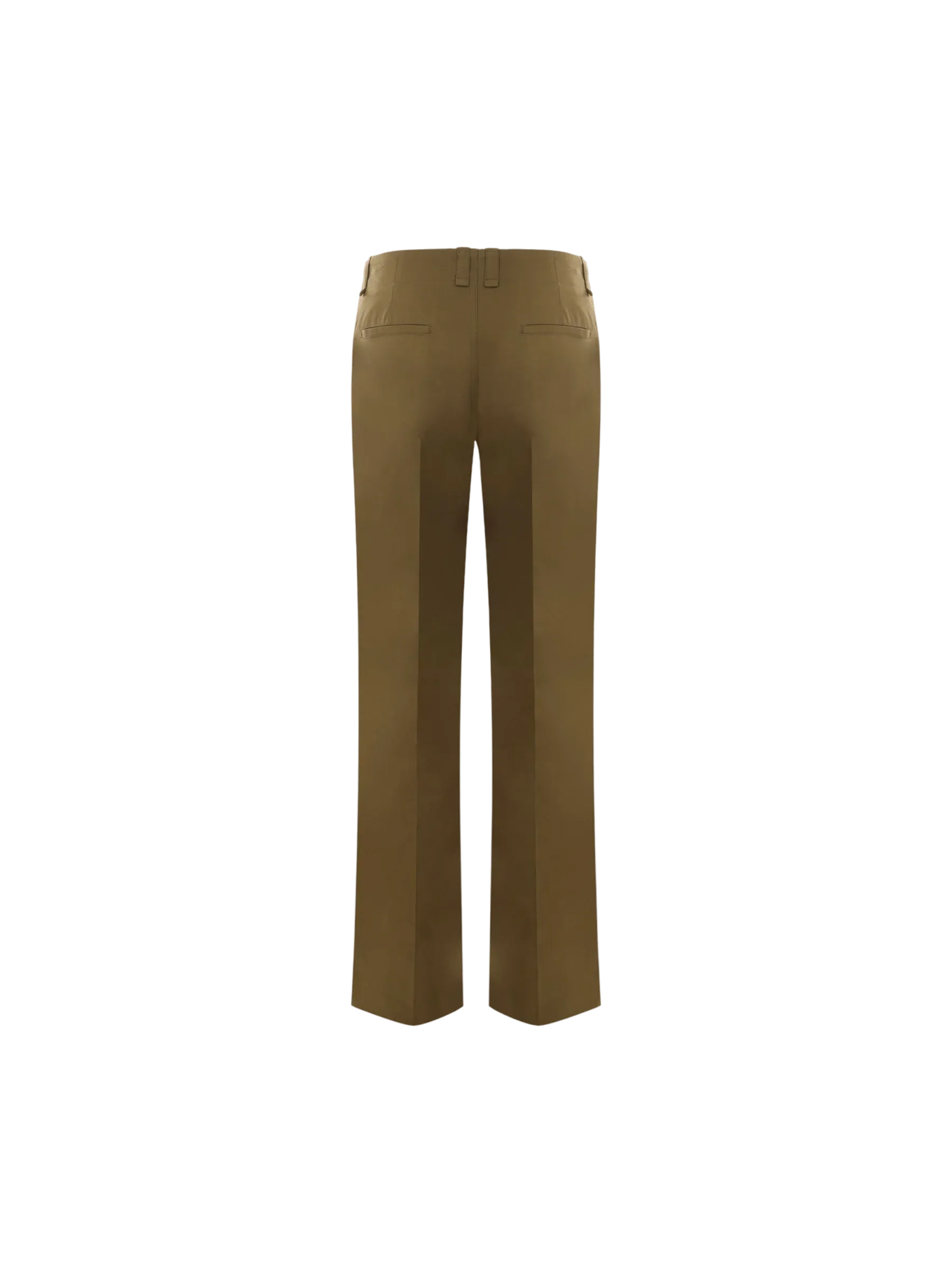 High-Waist Twill Pants