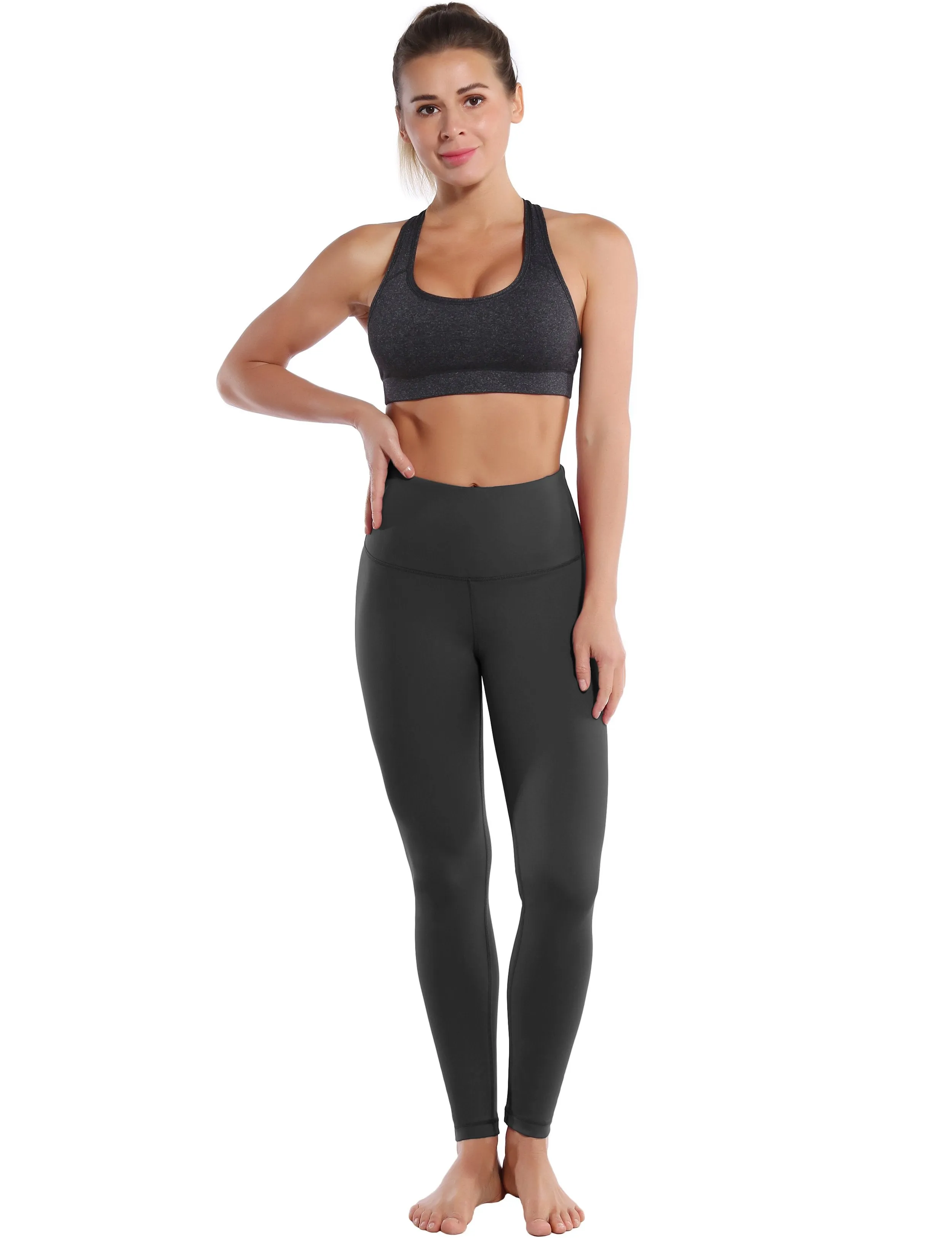 High Waist yogastudio Pants shadowcharcoal ins_yogastudio