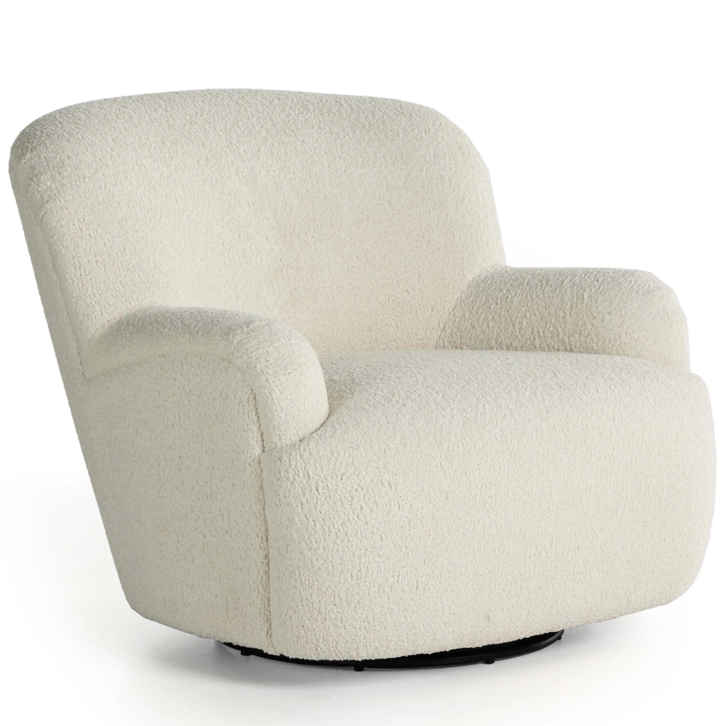 Kadon Swivel Chair, Sheepskin Natural