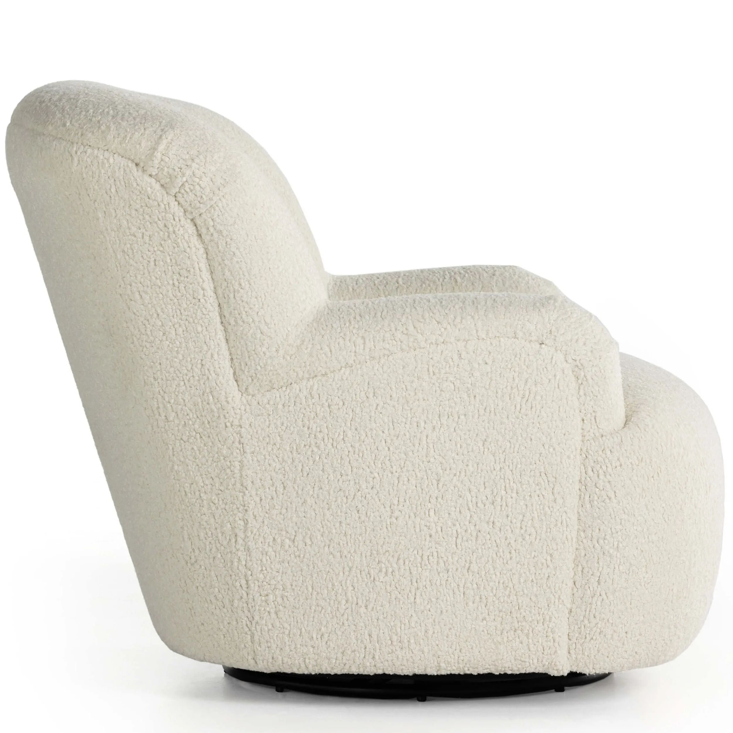 Kadon Swivel Chair, Sheepskin Natural