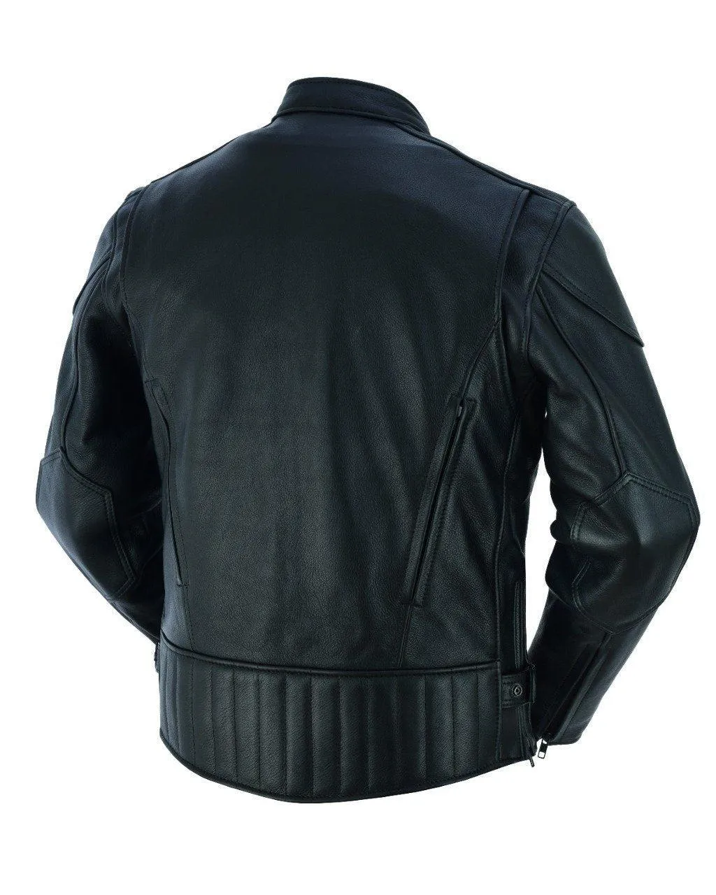 LANE SPLITTER PERFORMANCE MENS LEATHER CAFE JACKET