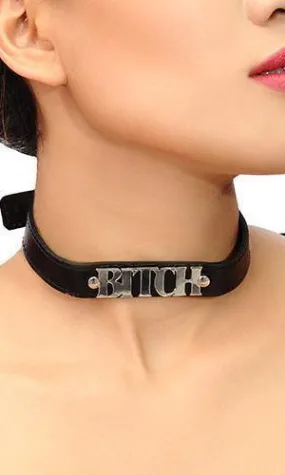 Leather Bitch Collar