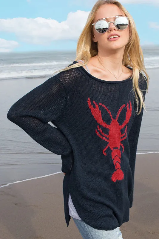 Lobster Roll V- Neck Cotton