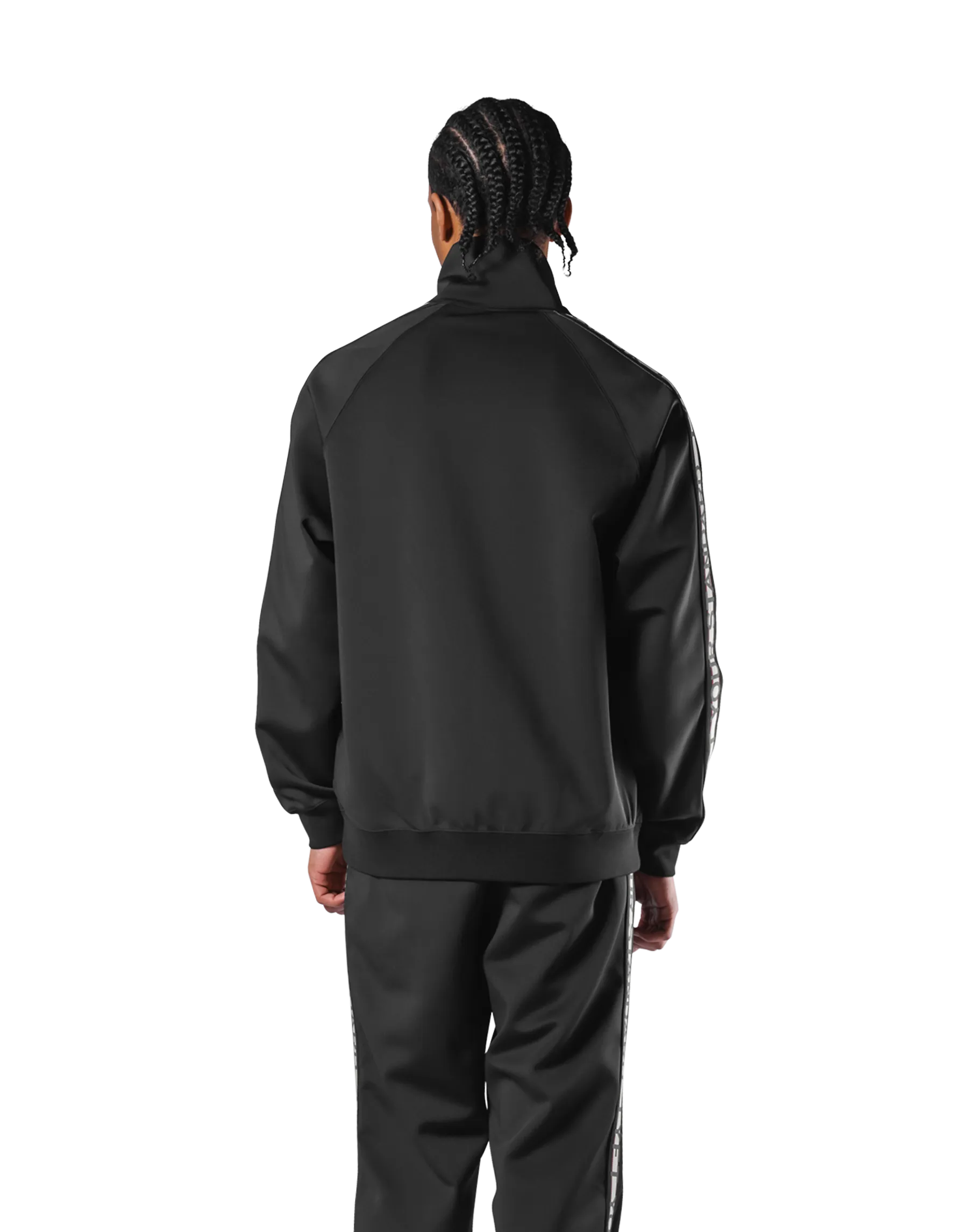 Logo Line Track Jacket - Black