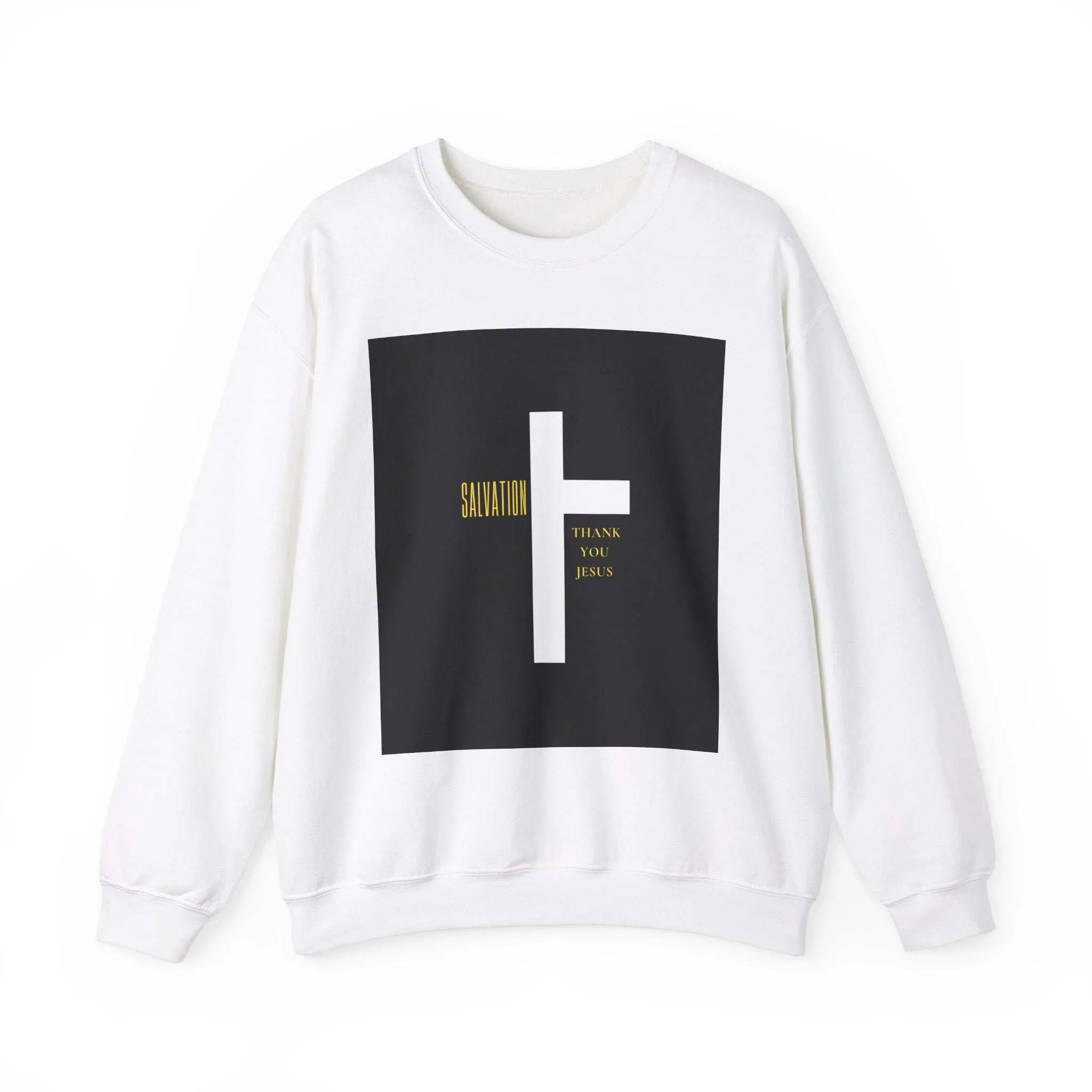 Long Sleeve Salvation Thank You Jesus Sweatshirt