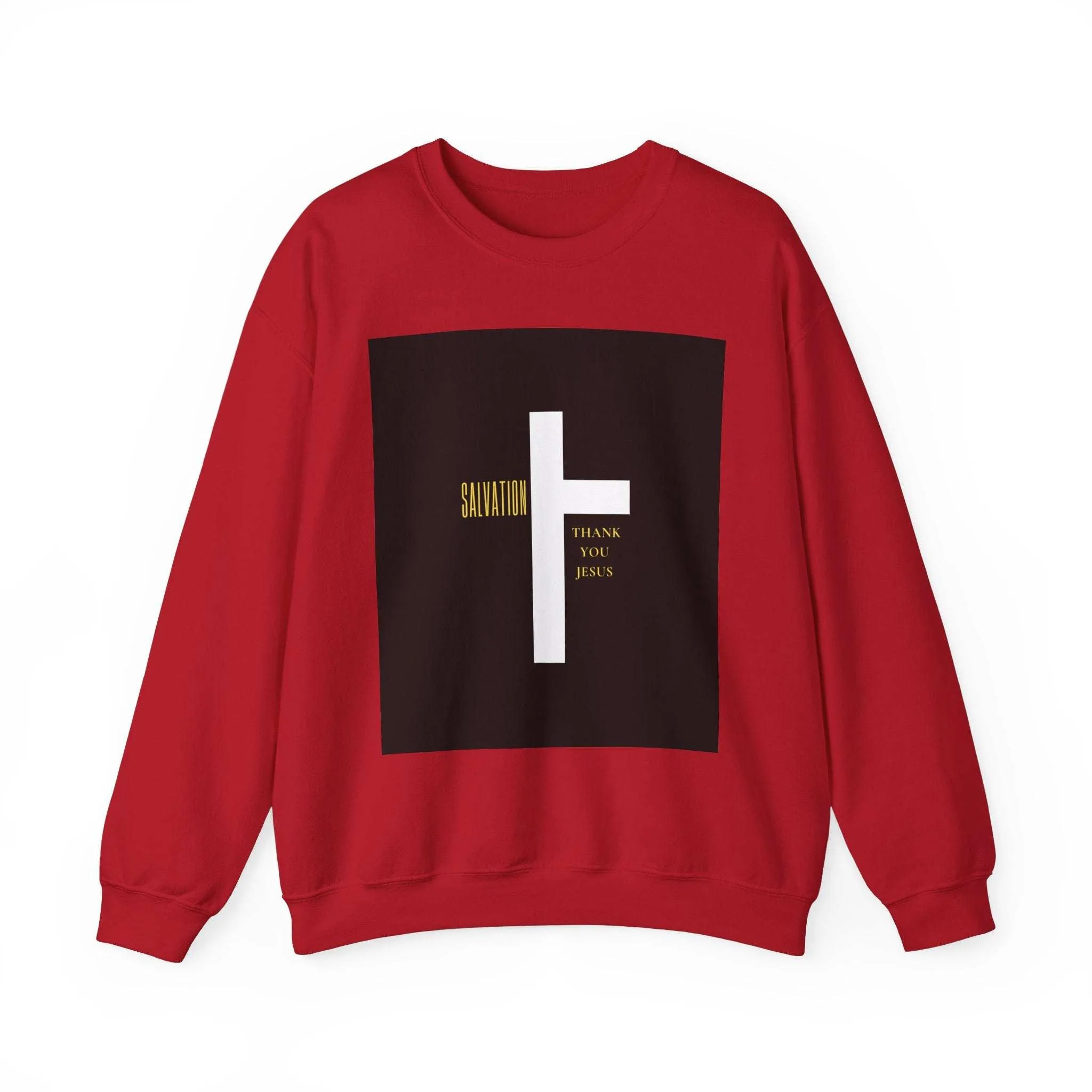 Long Sleeve Salvation Thank You Jesus Sweatshirt