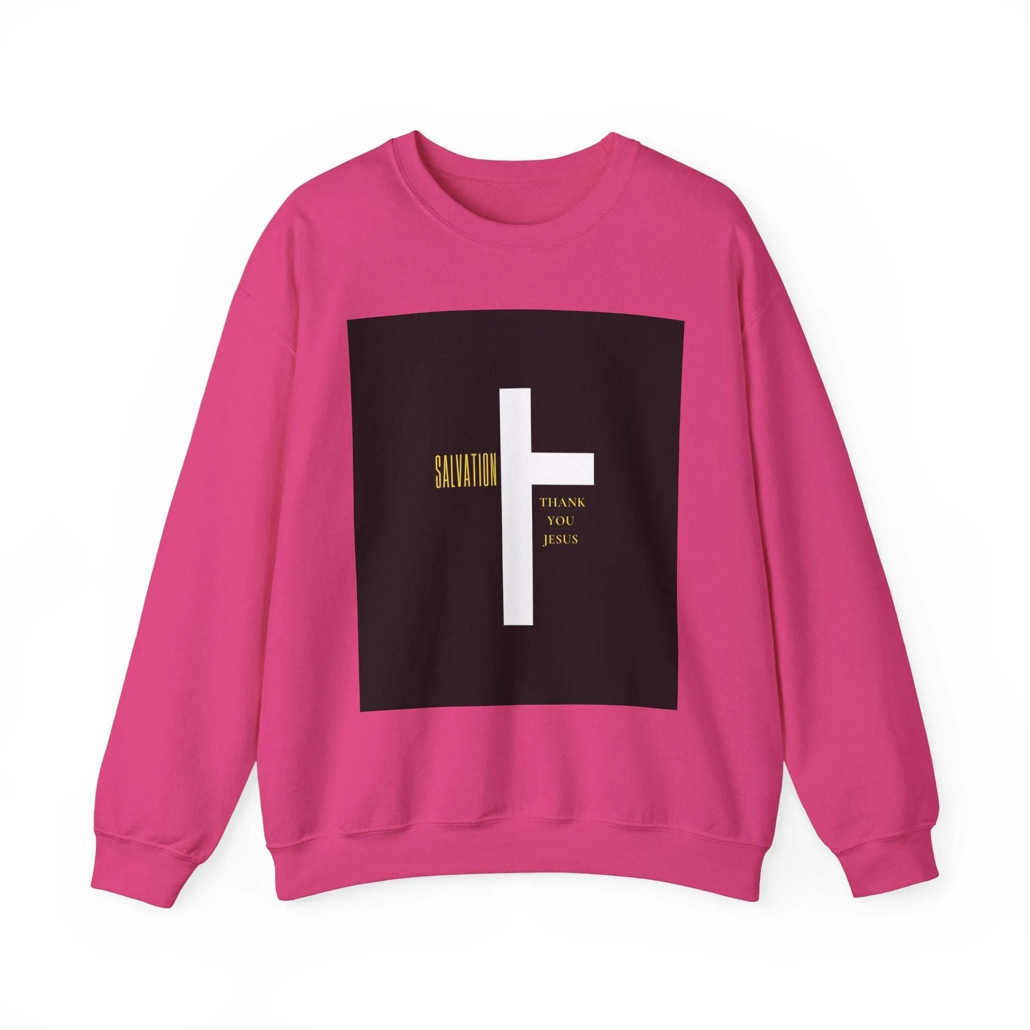 Long Sleeve Salvation Thank You Jesus Sweatshirt