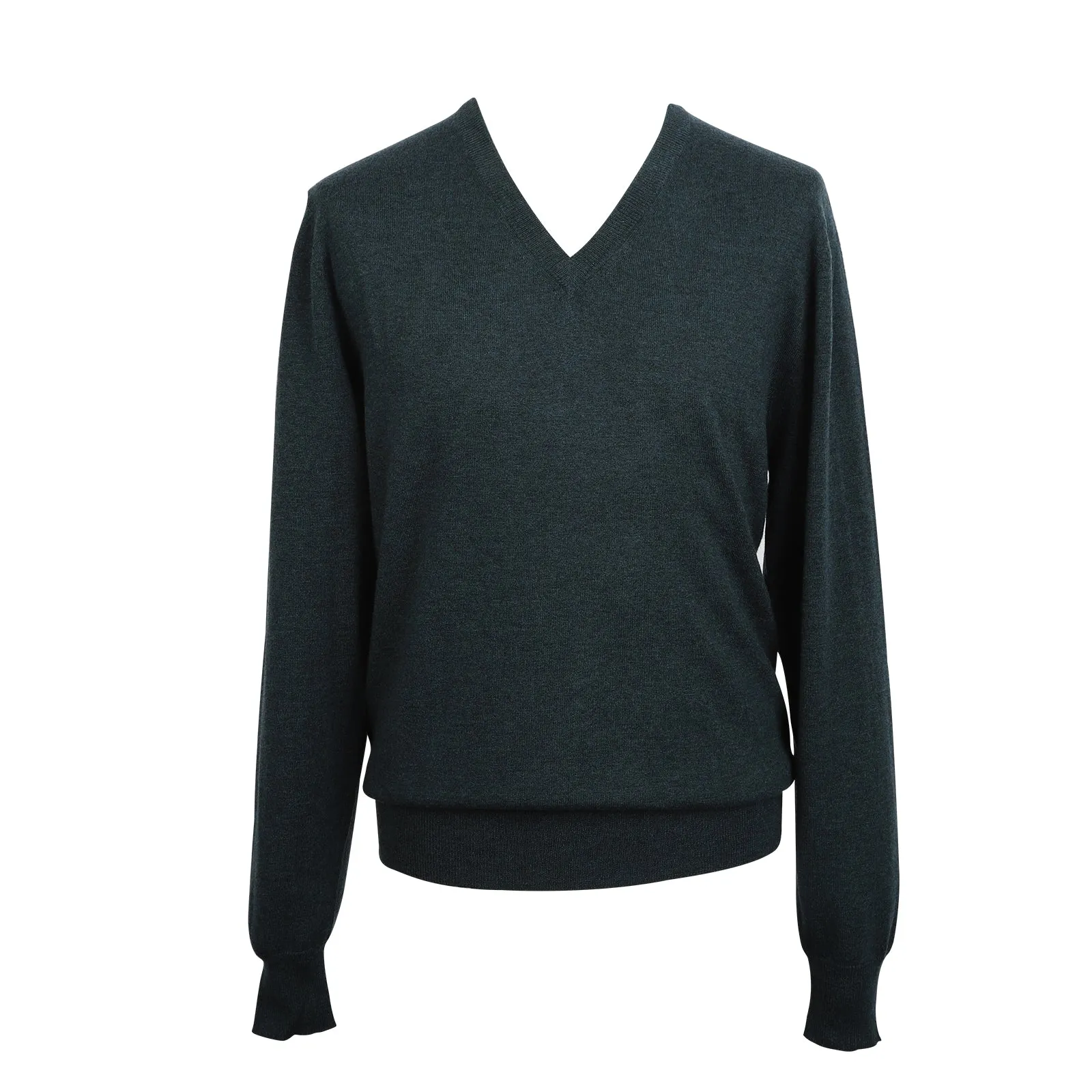 Men's Merino Wool V Neck Jumper Lugano