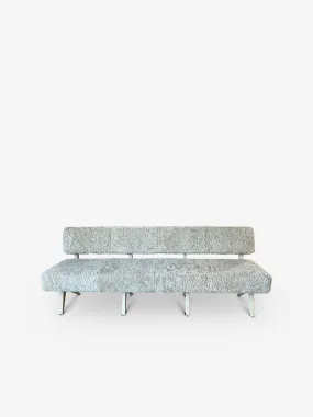 Metropole 7' Bench with Shearling by MONC XIII