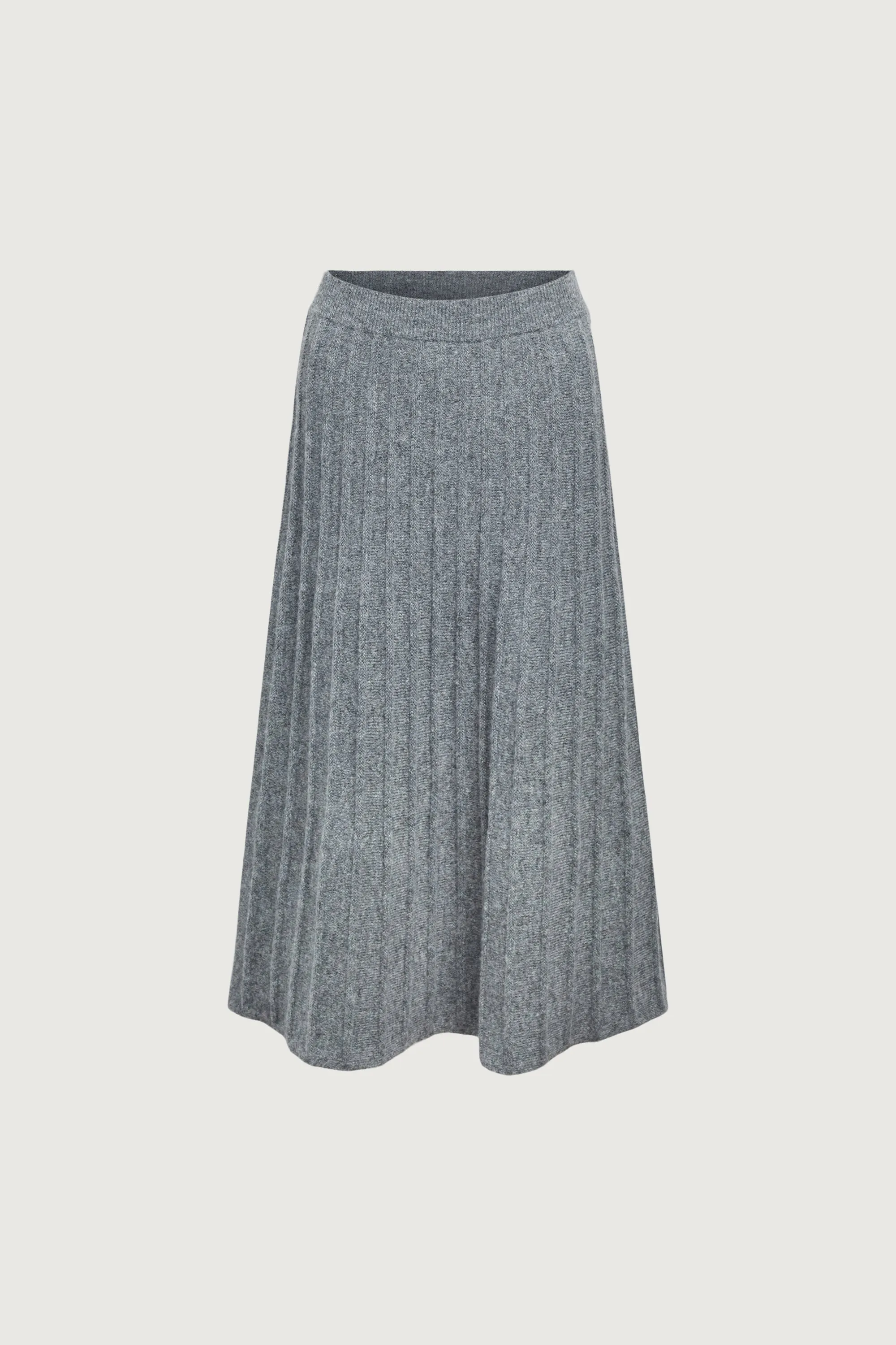 MIDI KNIT SWEATER SKIRT