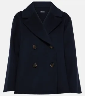 Midnight Blue Marlena Wool Jacket