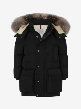 Moncler Enfant Moncler Boys Down Padded Tiam Long Jacket