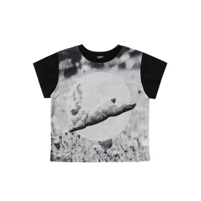 MOON RABBIT CROP TOP MONO