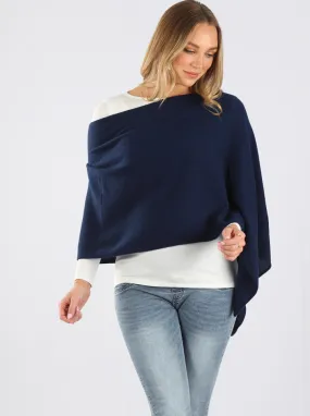 Moozie Mama Luxury Poncho/Scarf Maternity & Nursing Cover in Navy