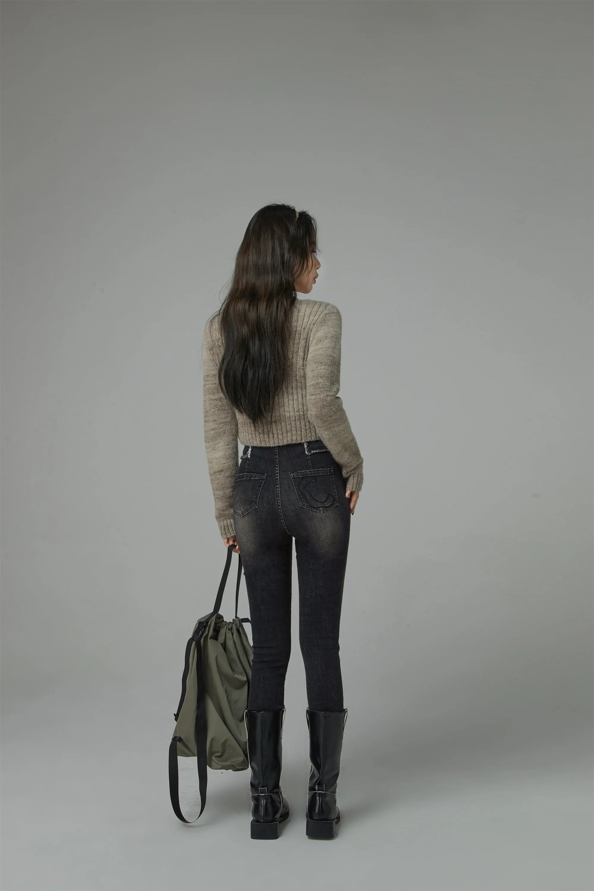 New Days High Waist Slim Denim Pants