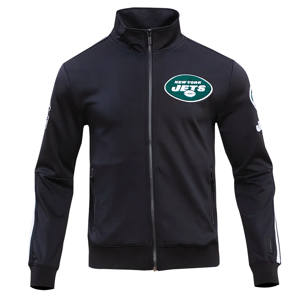 NFL NEW YORK JETS CLASSIC MEN'S DK TRACK JACKET (BLACK)