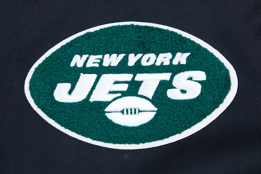 NFL NEW YORK JETS CLASSIC MEN'S DK TRACK JACKET (BLACK)