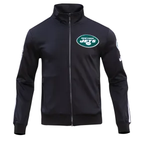 NFL NEW YORK JETS CLASSIC MEN'S DK TRACK JACKET (BLACK)