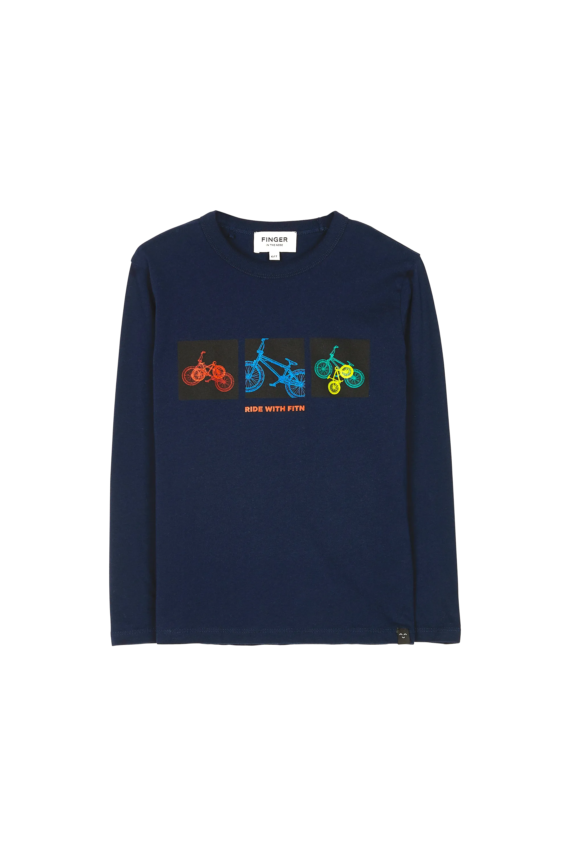 NICO Navy Ride - Long sleeve T-Shirt